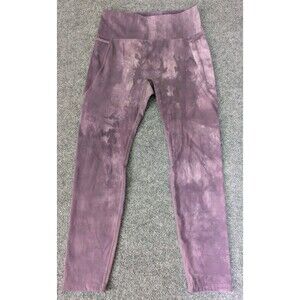 Born Primitive Tie Dye Design Leggings Women's Size Medium 24" Inseam Purple